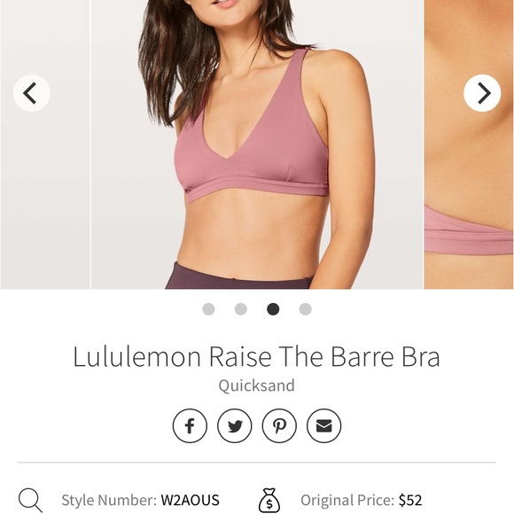 Raise The Barre Bra 10 Quicksand - Picture 7 of 7